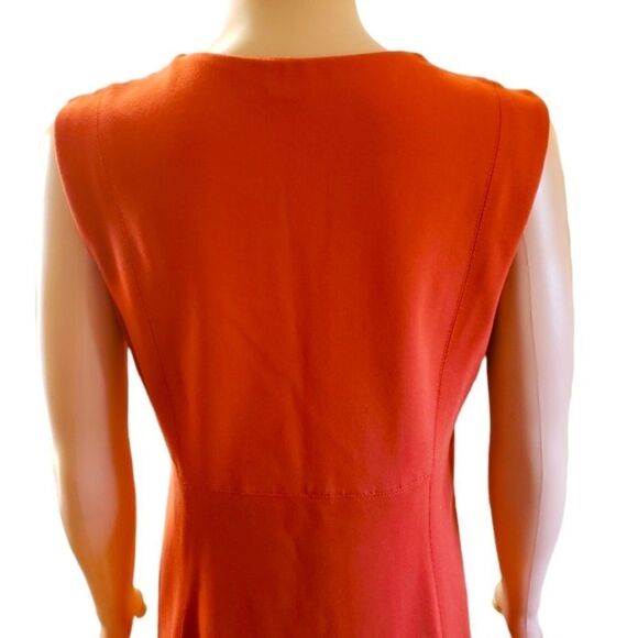 Anne Klein Keyhole Front Detail Sheath Dress Sz 6 - Picture 5 of 11
